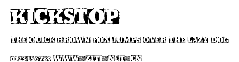 Kickstop.ttf字體轉換器圖片