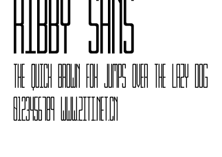 Kibby Sans.ttf字體轉換器圖片