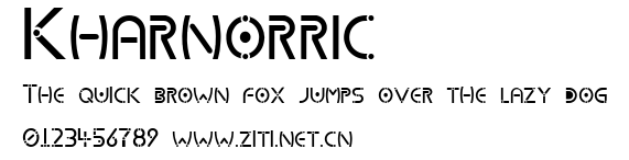 Kharnorric.ttf字體轉換器圖片