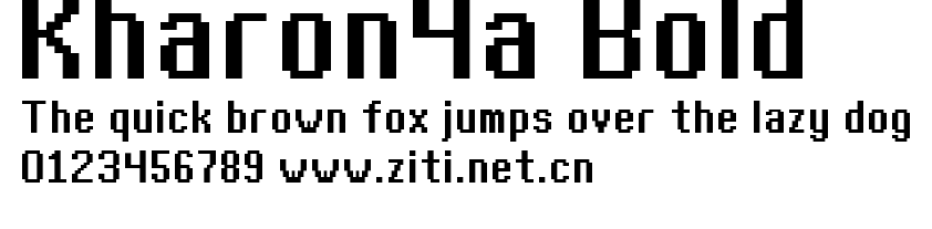Kharon4a Bold.ttf字體轉換器圖片
