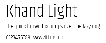 Khand Light.ttf字體轉換器圖片