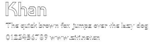 Khan.ttf字體轉換器圖片