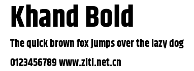 Khand Bold.ttf字體轉換器圖片