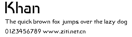 Khan.ttf字體轉換器圖片