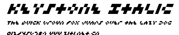 Keystone Italic.ttf字體轉換器圖片