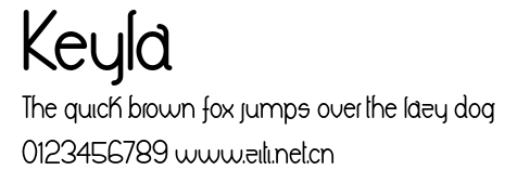 Keyla.otf字體轉換器圖片