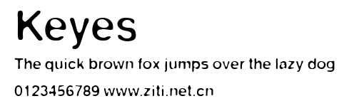 Keyes.ttf字體轉換器圖片