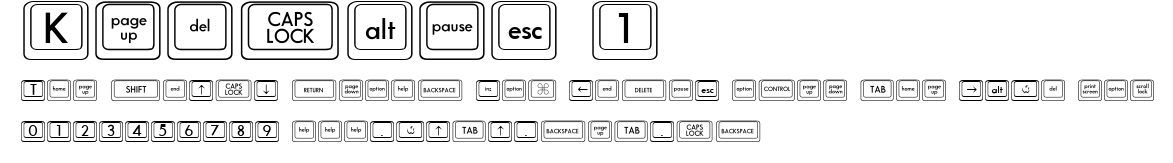 Keycaps 1.ttf字體轉換器圖片
