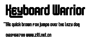 Keyboard Warrior.otf字體轉換器圖片