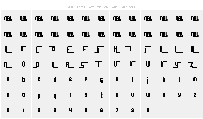 字符映射圖