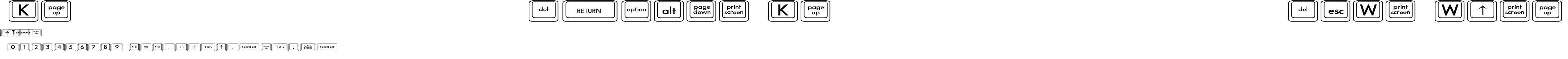 Keyboard KeysWd Wide.ttf字體轉換器圖片
