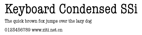 Keyboard Condensed SSi.ttf字體轉換器圖片