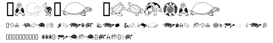 Keya's Turtles.ttf字體轉換器圖片