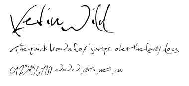 KevinWild.ttf字體轉換器圖片