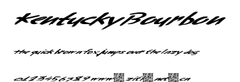 KentuckyBourbon.ttf字體轉換器圖片
