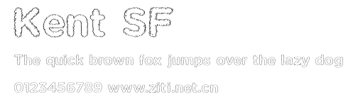Kent SF.ttf字體轉換器圖片