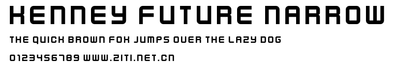 Kenney Future Narrow.ttf字體轉換器圖片
