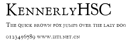 KennerlyHSC.ttf字體轉換器圖片