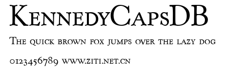 KennedyCapsDB.ttf字體轉換器圖片