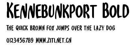 Kennebunkport Bold.ttf字體轉換器圖片