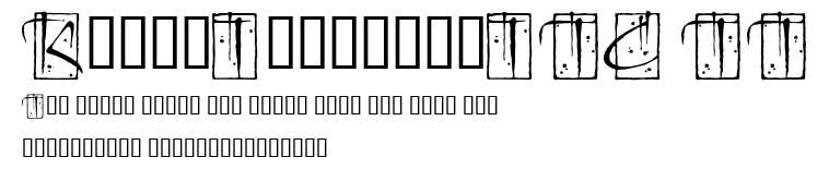 KendoInitialsITC TT.ttf字體轉換器圖片