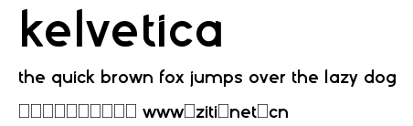 Kelvetica.ttf字體轉換器圖片