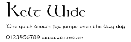 Kelt Wide.ttf字體轉換器圖片
