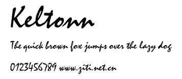 Keltonn.ttf字體轉換器圖片