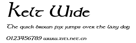 Kelt Wide.ttf字體轉換器圖片