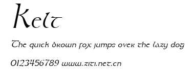 Kelt.ttf字體轉換器圖片