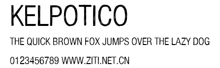 Kelpotico.ttf字體轉換器圖片