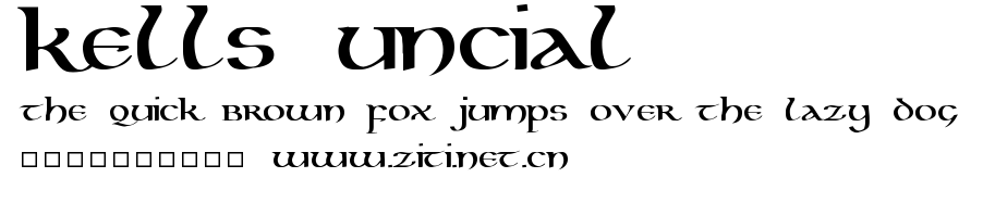 Kells Uncial.ttf字體轉換器圖片