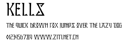 Kells.ttf字體轉換器圖片