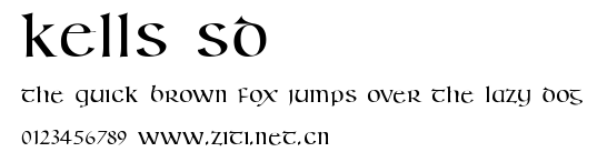 Kells SD.ttf字體轉換器圖片