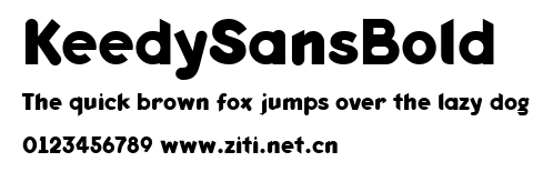 KeedySansBold.ttf字體轉換器圖片