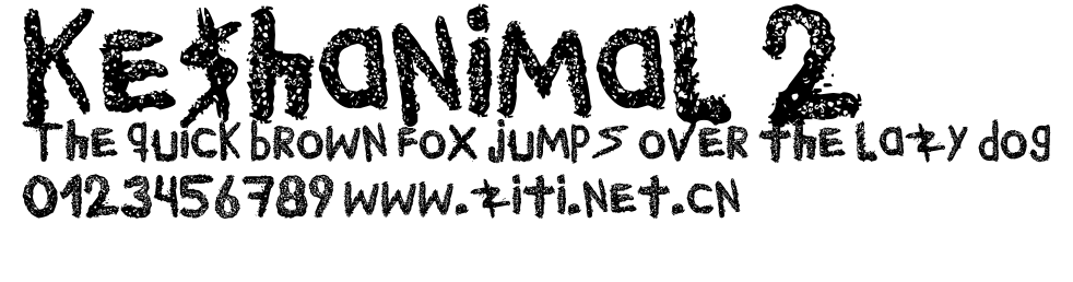 Ke$hanimal 2.ttf字體轉換器圖片