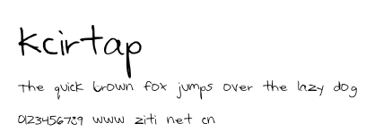 Kcirtap.ttf字體轉換器圖片