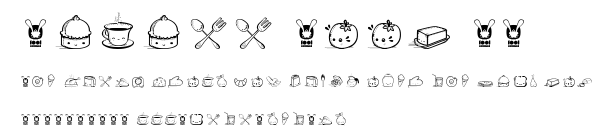 Kawaii Food II.ttf字體轉換器圖片