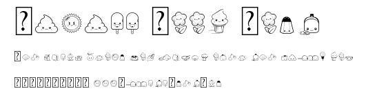 Kawaii Food Font.ttf字體轉換器圖片