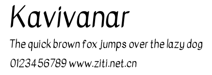 Kavivanar.ttf字體轉換器圖片