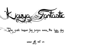 Kavya Fantastic.ttf字體轉換器圖片