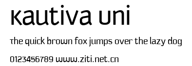 Kautiva Uni.ttf字體轉換器圖片
