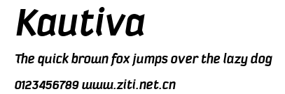 Kautiva.ttf字體轉換器圖片
