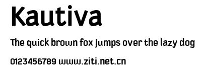 Kautiva.ttf字體轉換器圖片