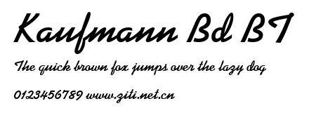 Kaufmann Bd BT.ttf字體轉換器圖片