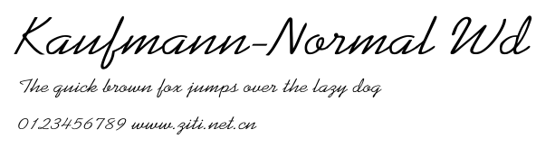 Kaufmann-Normal Wd.ttf字體轉換器圖片