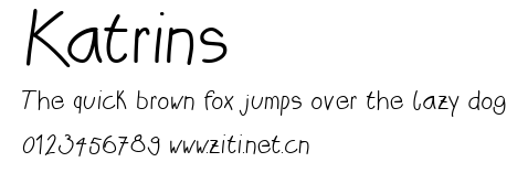 Katrins.ttf字體轉換器圖片