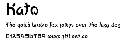 Kato.otf字體轉換器圖片