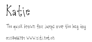 Katie.ttf字體轉換器圖片