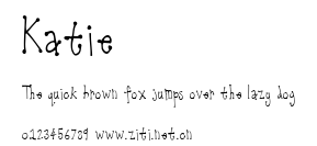 Katie.ttf字體轉換器圖片